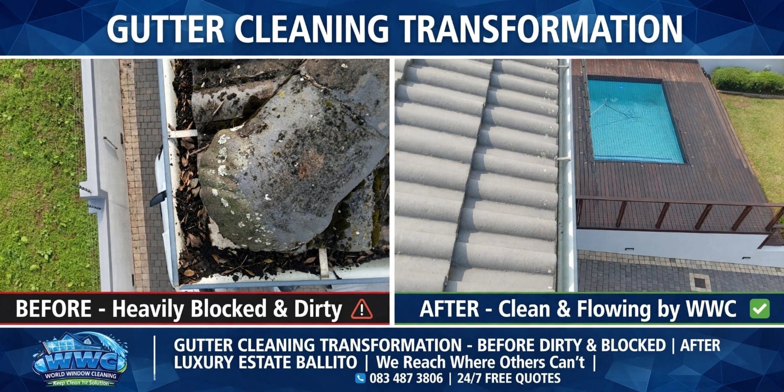 Gutter cleaning transformation