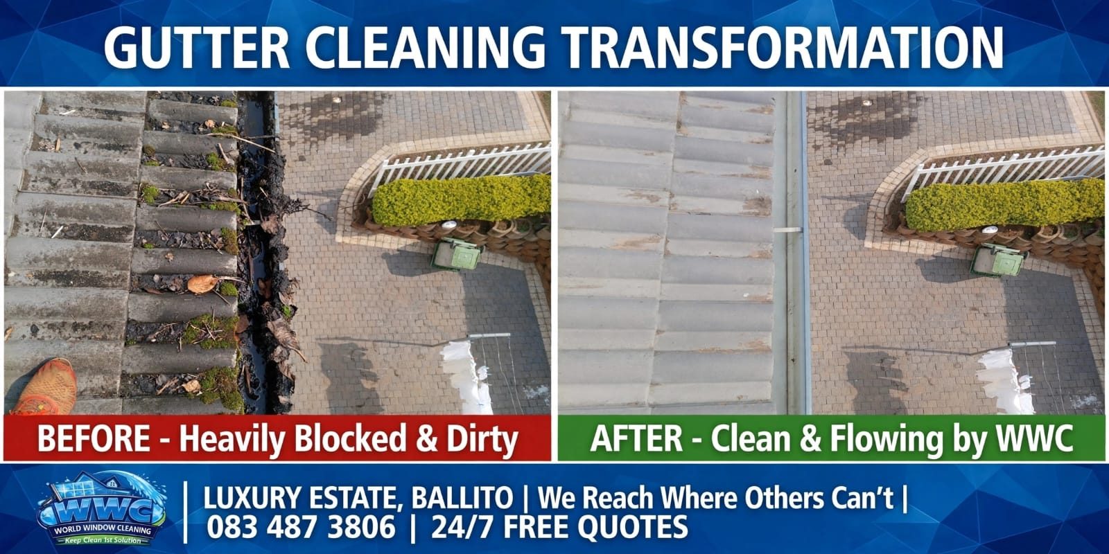 Gutter cleaning transformation