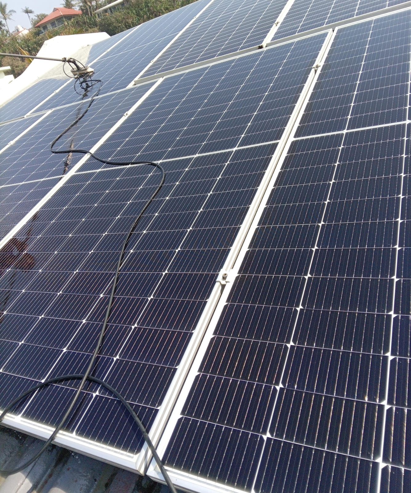 Solar panel installation